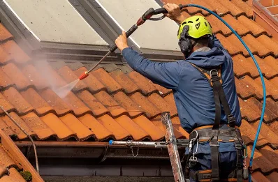Démoussage et hydrofuge de toiture à Marchastel